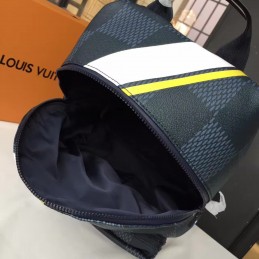 Replica Louis Vuitton Damier Graphite V Stripe Apollo Backpack