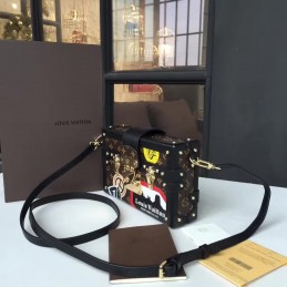 Replica Louis Vuitton Black Travel Sticker Petite Malle