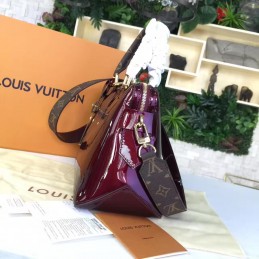 Replica Louis Vuitton Purple Patent Monogram Miroir Tote