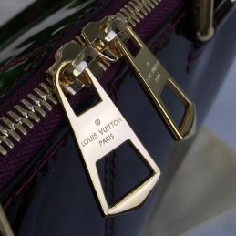 Replica Louis Vuitton Purple Patent Monogram Miroir Tote