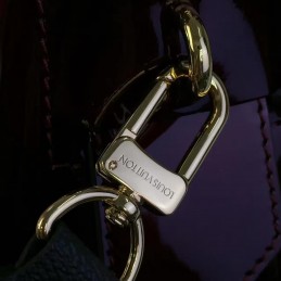 Replica Louis Vuitton Purple Patent Monogram Miroir Tote