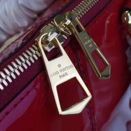 Replica Louis Vuitton Red Patent Monogram Miroir Tote