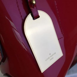 Replica Louis Vuitton Red Patent Monogram Miroir Tote