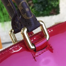 Replica Louis Vuitton Red Patent Monogram Miroir Tote
