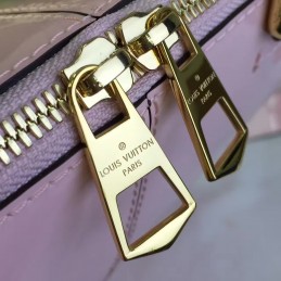 Replica Louis Vuitton Pale Pink Patent Monogram Miroir Tote