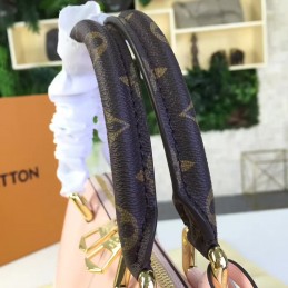 Replica Louis Vuitton Pale Pink Patent Monogram Miroir Tote