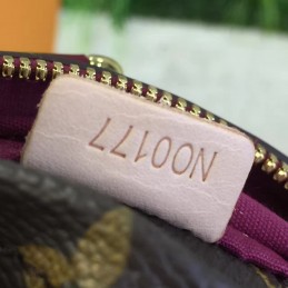Replica Louis Vuitton Burgundy Patent Monogram Miroir Tote