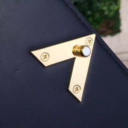 Replica Louis Vuitton Black Textured Chain Very Bag