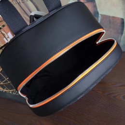 Replica Louis Vuitton Black Damier Graphite Gold Zip Josh Backpack