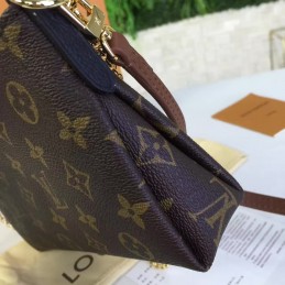 Replica Louis Vuitton Brown Monogram Brown Trim Pallas Clutch