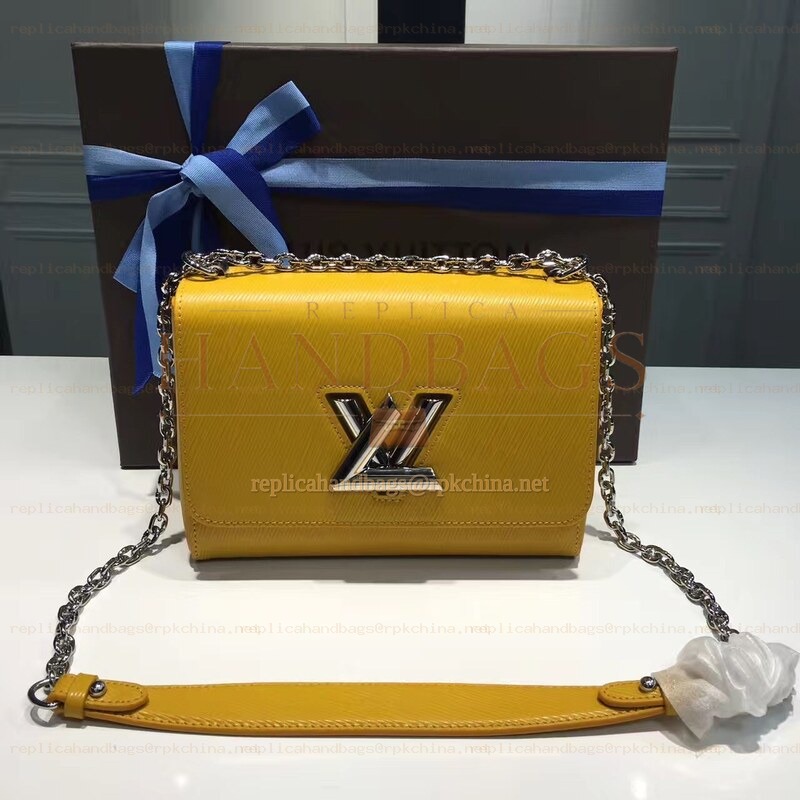 Replica Louis Vuitton Mustard Yellow Twist MM