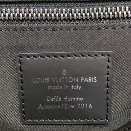 Replica Louis Vuitton Black Monogram Eclipse Black Trim Messenger PM Voyager
