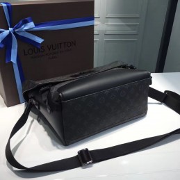 Replica Louis Vuitton Black Monogram Eclipse Messenger MM Voyager