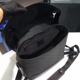 Replica Louis Vuitton Black Monogram Eclipse Messenger MM Voyager
