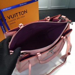 Replica Louis Vuitton Pale Pink Textured Lockmeto Bag