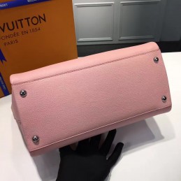 Replica Louis Vuitton Pale Pink Textured Lockmeto Bag