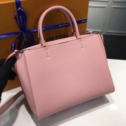 Replica Louis Vuitton Pale Pink Textured Lockmeto Bag