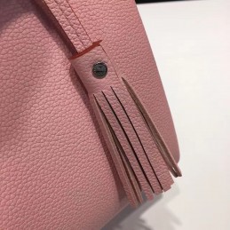 Replica Louis Vuitton Pale Pink Textured Lockmeto Bag