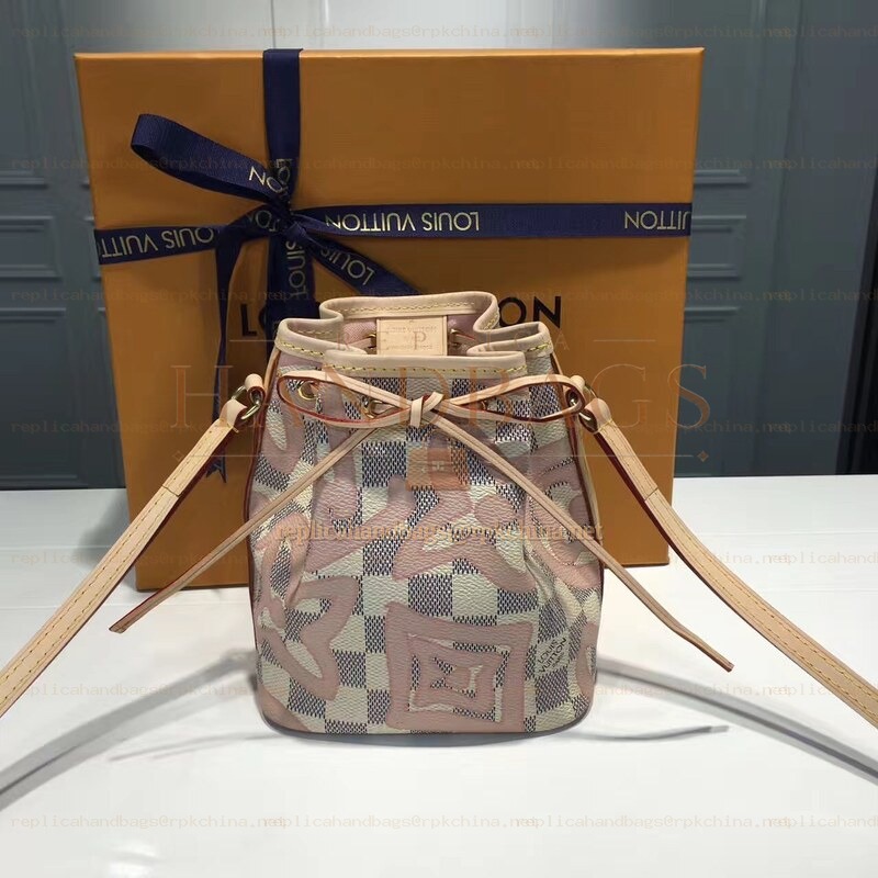 Replica Louis Vuitton Pink Graphic Nano Noe