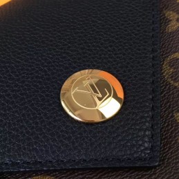 Replica Louis Vuitton Black Brown Monogram Double V Bag