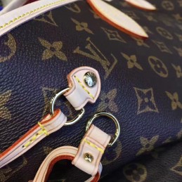 Replica Louis Vuitton Brown Monogram Red Interior Neverfull GM