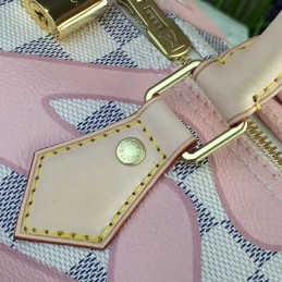 Replica Louis Vuitton White Damier Azur Pink Graphic Speedy 30