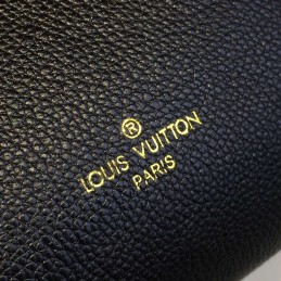 Replica Louis Vuitton Brown Monogram Black Panel Kimono PM
