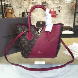 Replica Louis Vuitton Brown Monogram Burgundy Panel Kimono PM