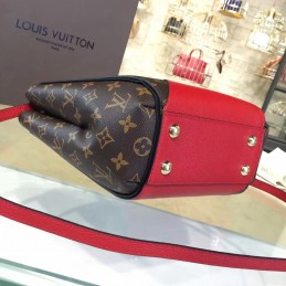 Replica Louis Vuitton Brown Monogram Red Panel Kimono PM