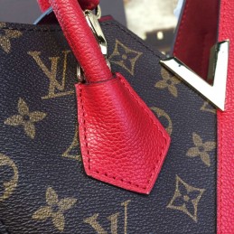 Replica Louis Vuitton Brown Monogram Red Panel Kimono PM