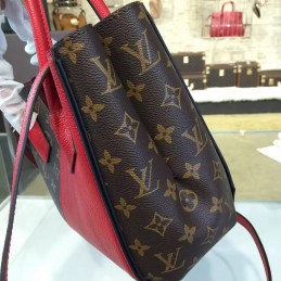 Replica Louis Vuitton Brown Monogram Red Panel Kimono PM