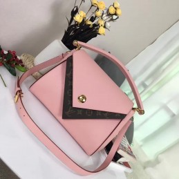 Replica Louis Vuitton Pink Black Double V Bag