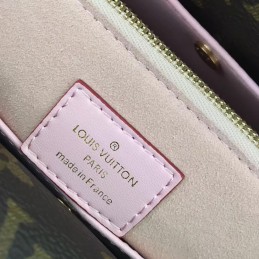 Replica Louis Vuitton Pink Black Double V Bag