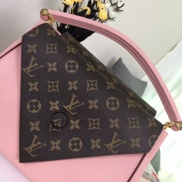 Replica Louis Vuitton Pink Black Double V Bag