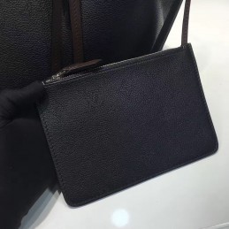 Replica Louis Vuitton Black Textured Girolata Bag