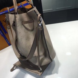 Replica Louis Vuitton Taupe Monogram Girolata Bag