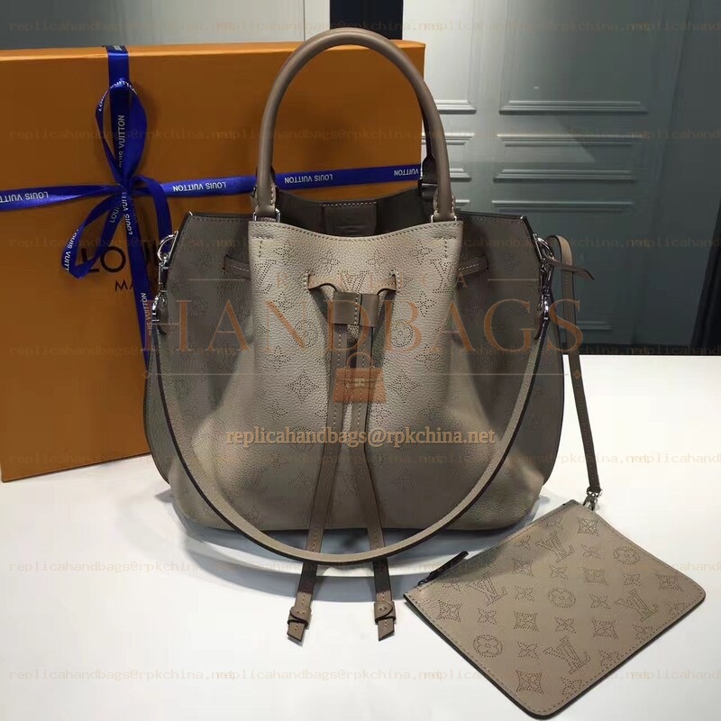 Replica Louis Vuitton Taupe Monogram Girolata Bag