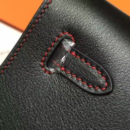 Replica Hermes Black Kelly Cut Clutch