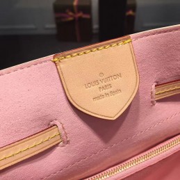 Replica Louis Vuitton White Damier Azur Beige Trim Girolata Bag