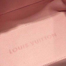 Replica Louis Vuitton White Damier Azur Beige Trim Girolata Bag