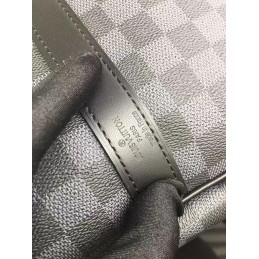 Replica Louis Vuitton Black Damier Graphite Keepall Bandouliere 55