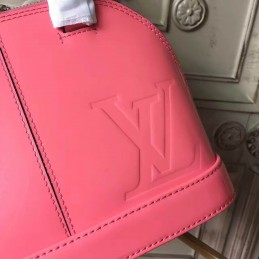 Replica Louis Vuitton Coral Pink Monogram Strap Alma BB