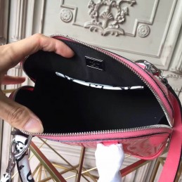 Replica Louis Vuitton Coral Pink Monogram Strap Alma BB