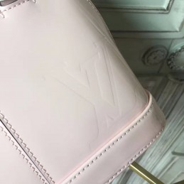 Replica Louis Vuitton Pale Pink Monogram Strap Alma BB