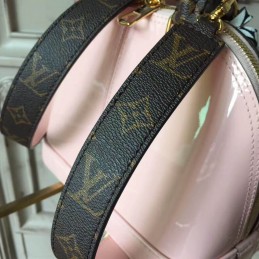 Replica Louis Vuitton Pale Pink Monogram Strap Alma BB