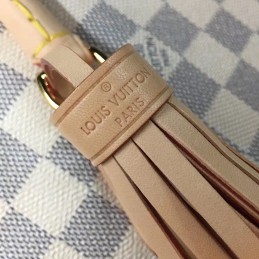 Replica Louis Vuitton White Damier Azur Beige Trim Propriano Bag