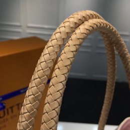Replica Louis Vuitton White Damier Azur Beige Trim Propriano Bag