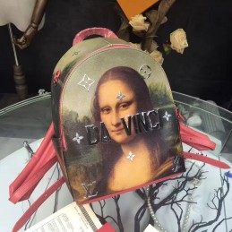 Replica Louis Vuitton Masters Mona Lisa Graphic Palm Springs PM Backpack