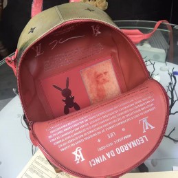 Replica Louis Vuitton Masters Mona Lisa Graphic Palm Springs PM Backpack