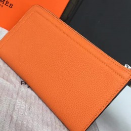Replica Hermes Orange Azap Wallet